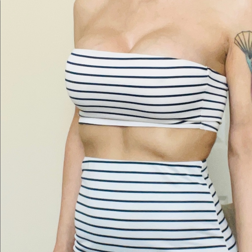 2 piece skirt and crop top